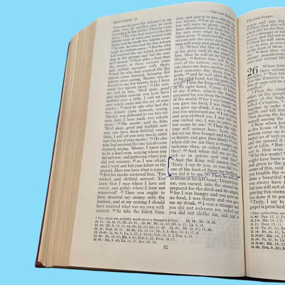 Vintage Holy Bible Revised Standard Old & New Testament 1952 Red Cover T. Nelson - Picture 10 of 16